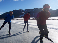 Schaatsen op de Weissensee